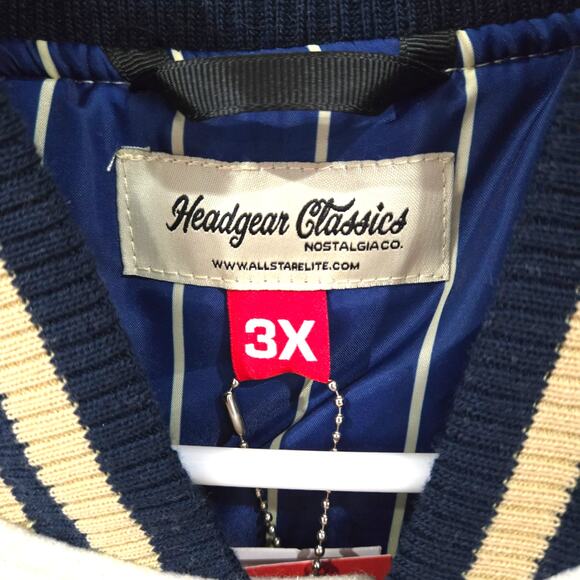 HeadGear Classics. Sz 3XL St. Louis Stars Distressed Wool Varsity Jacket - Picture 2 of 14